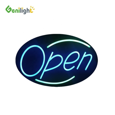 다채로운 Genilight 오픈 사이널 네온 LED 비즈니스 애니메이션 광고 디스플레이 패널 56*33cm