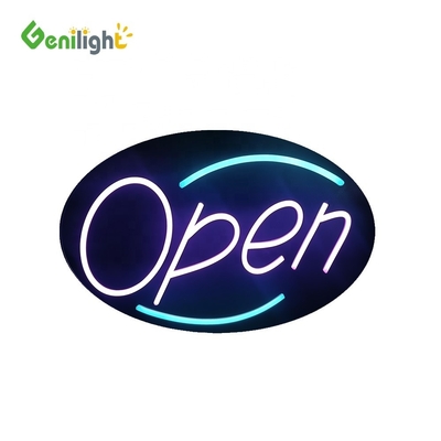 다채로운 Genilight 오픈 사이널 네온 LED 비즈니스 애니메이션 광고 디스플레이 패널 56*33cm