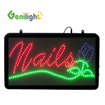 밝기 Genilight Indoor 56*33cm 슈퍼 밝기 Custom LED Open Display LED Sign