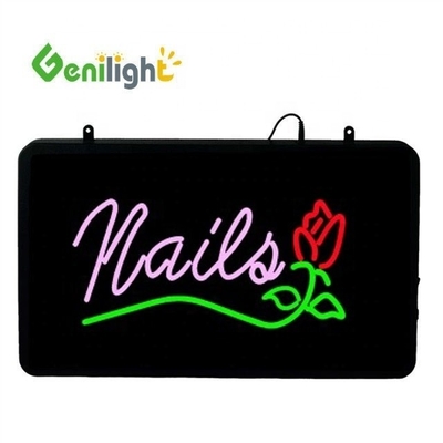 밝기 Genilight Indoor 56*33cm 슈퍼 밝기 Custom LED Open Display LED Sign