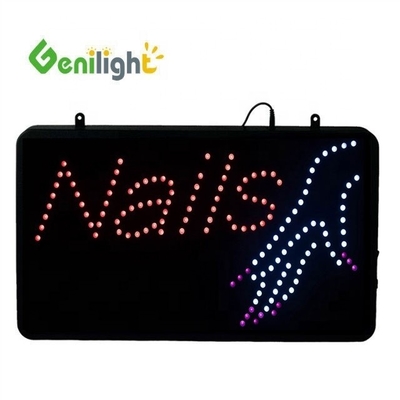 밝기 Genilight Indoor 56*33cm 슈퍼 밝기 Custom LED Open Display LED Sign