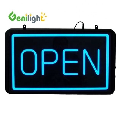 터치 스크린 타입 배터리 가동 액릴 LED 네온 오픈 상점 표지