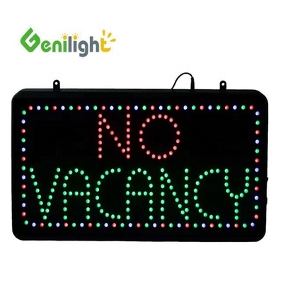 CE RoHS 실내 56*33cm Genilight 비공간 플래시 LED 오픈 신호 프로그램 가능한 LED 신호