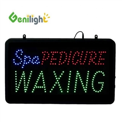 CE RoHS 실내 56*33cm Genilight 비공간 플래시 LED 오픈 신호 프로그램 가능한 LED 신호