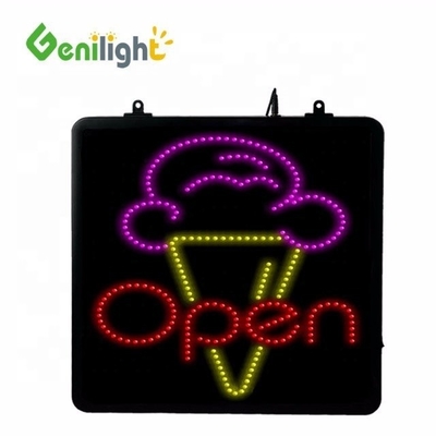 Genilight 22*13인치 고 밝기 프로 아이스크림 네온 표지판 픽셀 피치