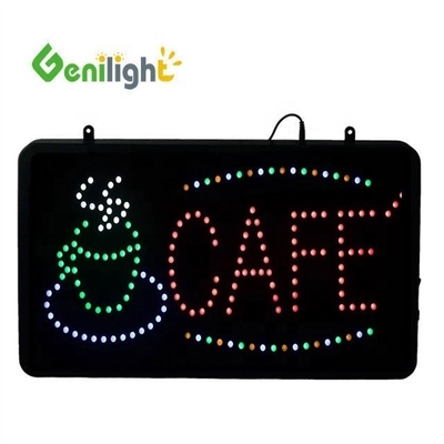 53*45cm 애니메이션 모션 LED 비즈니스 카페 클럽 표시 켜고 끄는 스위치 밝은 오픈 라이트 네온 LED