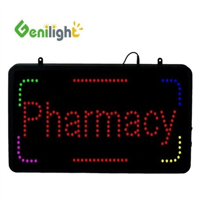 밝은 5mm LED 터치 스크린 플래싱 약국 매달린 문 약국용 표지판