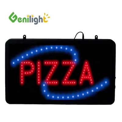 56*33 패널 크기 피자점 실내 광고용 LED 네온 개방 표시