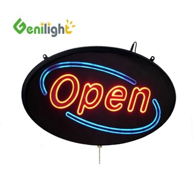 Genilight 22*13인치 아크릴 LED 네온 출구 광고 표지판