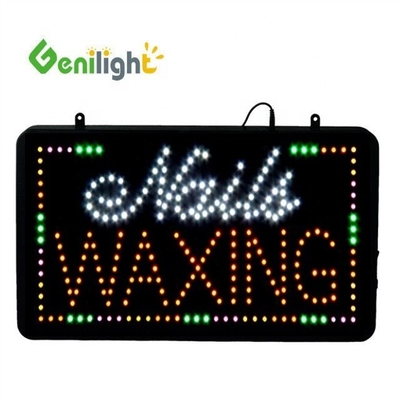 매력적인 광고 LED 손톱 스파 전화 번호와 함께 표시 Genilight 실내 22 * 13인치