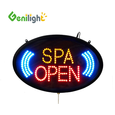 매력적인 광고 LED 손톱 스파 전화 번호와 함께 표시 Genilight 실내 22 * 13인치