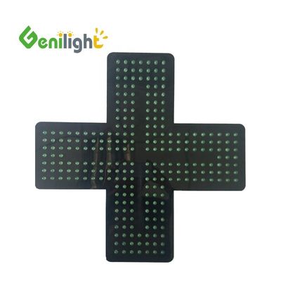 밝은 LED 약국 십자 표지 19 x 19인치 전기 광고판