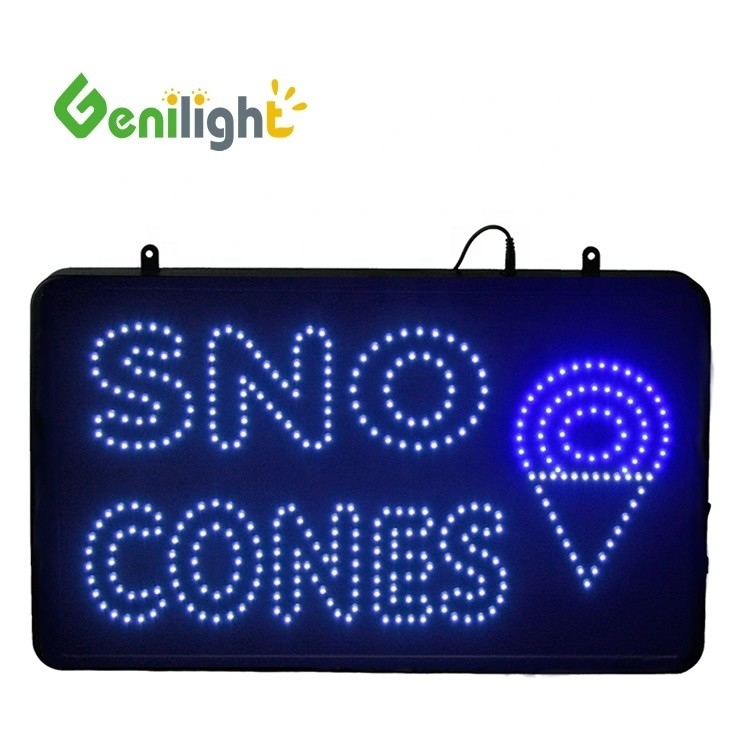 사용자 정의 LED SNO CONES 소매점 장식용 표시 22 * 13 인치 화면 크기
