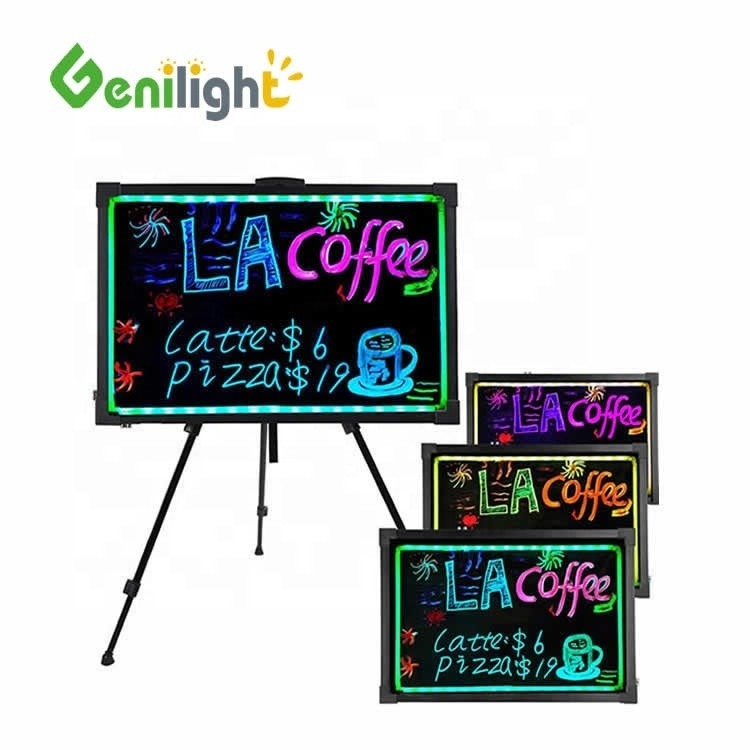 우수한 항풍 능력 직사각형 타입 VIP 13 Yrs 아크릴 RGB 마법 LED 필기판