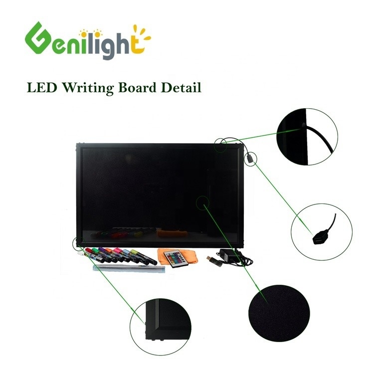 알루미늄 합금 외 프레임 LED 문자판 LED 메시지 메뉴 표지 Smd5050 40 * 60cm