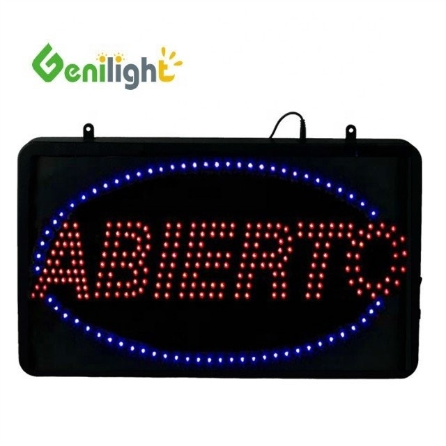 56*33 패널 크기 LED 네온 라이트 커스터마이징에서 높은 밝기로 열린 표시