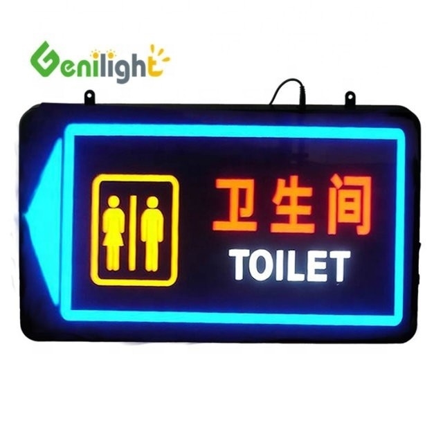 남성과 여성 화장실용 맞춤형 LED 네온 표지판