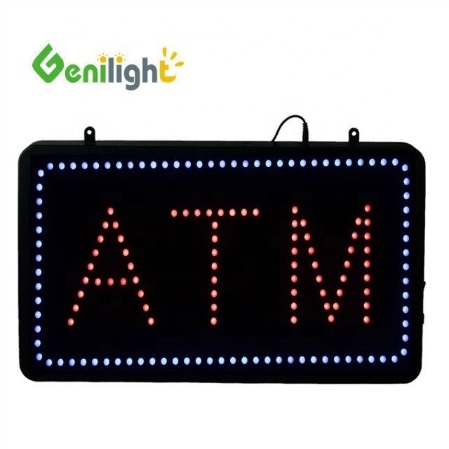 제니라이트 실내 56*33cm 네온 LED ATM 오픈 12V 전자 밝기와 효율성