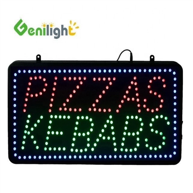 프로그래밍 가능한 스크롤 LED 전기 디스플레이 Genilight Indoor 56*33cm for PIZZAS KEBABS