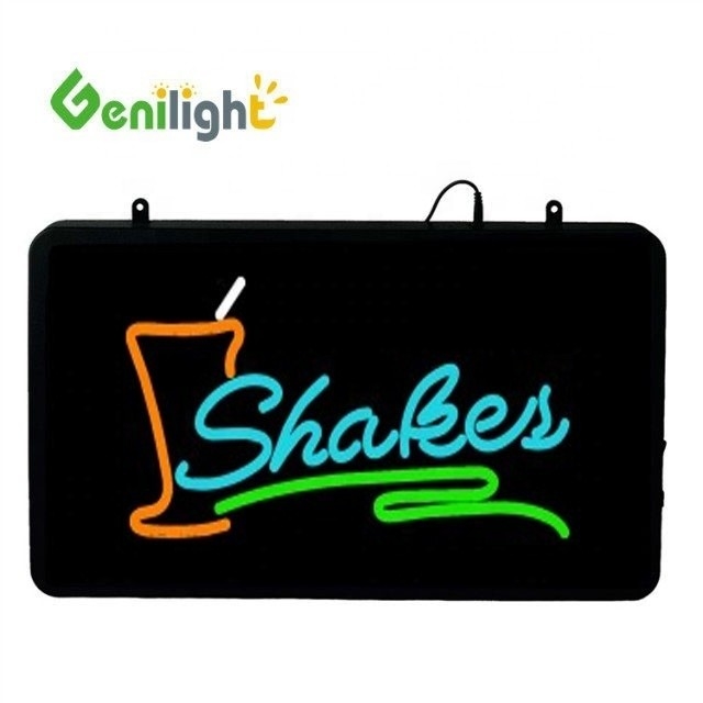 56*33인치 패널 크기 Genilight LED NEON OPEN Sign 실내 광고에 적합합니다