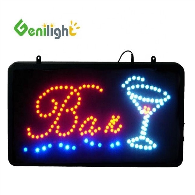 전체 다채로운 움직이는 메시지 LED 광고 BAR 사용자 정의 가능한 메시지와 함께 표시