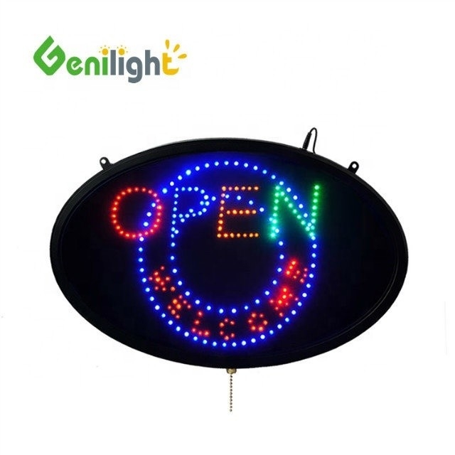 풀 컬러 애니메이션 LED 오픈 상점 상점 창문 표시 25 C