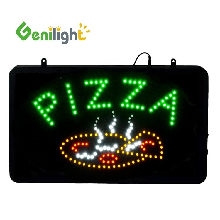 전면 보드 PCB 회로 보드 광고용 사용자 지정 아크릴 LED 피자 상점 보드