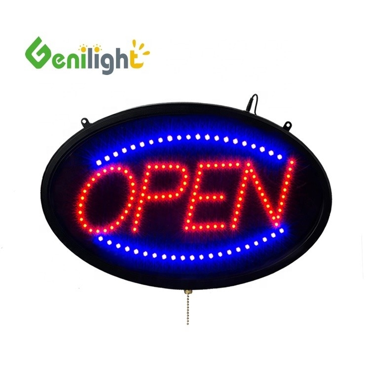 ABS 12V LED 네온 전자 LED 창문 표지판