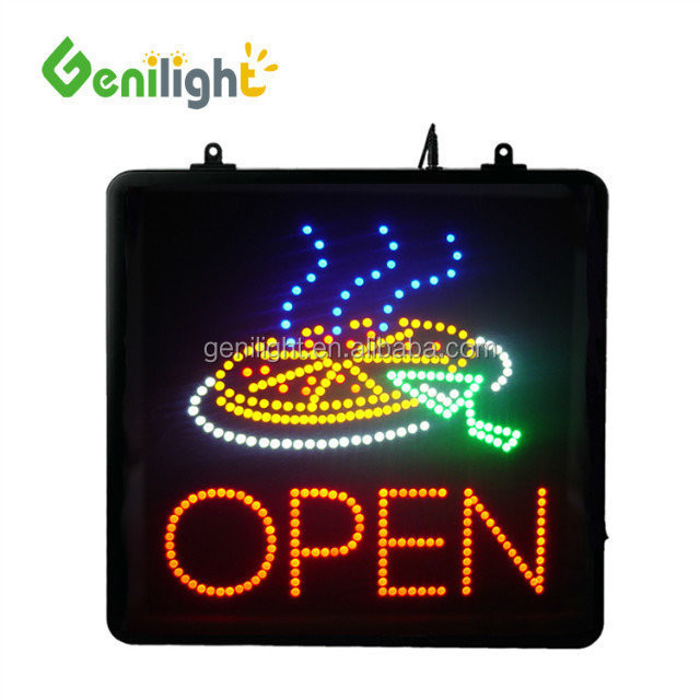 전자 GLT-LSA5345-007 컬러 LED 라이트 피자 오픈 디스플레이 표시