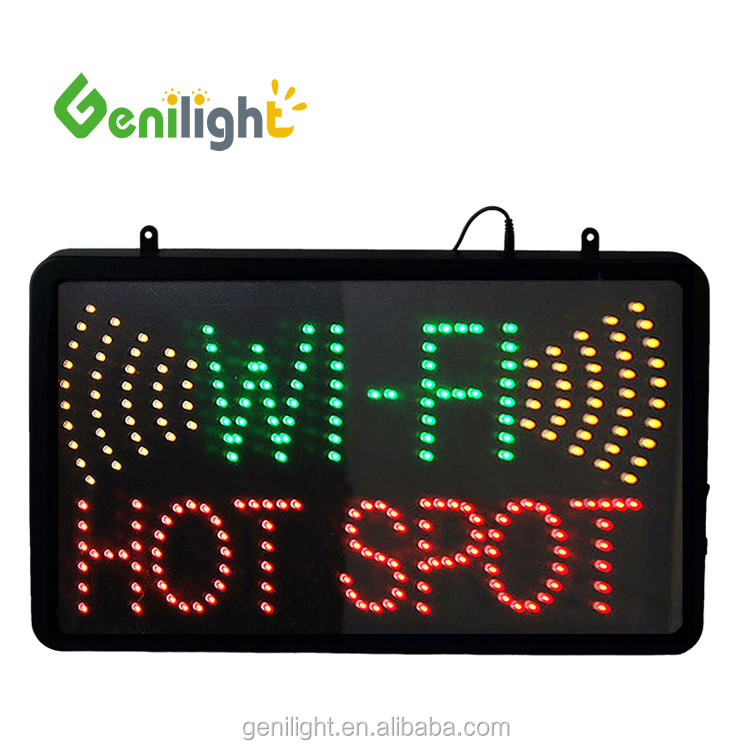 오픈 핫스팟 및 무료 Wi-Fi 인터넷 카페를 위한 100000h 빛 수명 예상 LED 신호